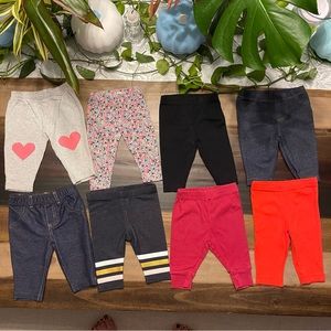 Baby Girl Leggings Lot